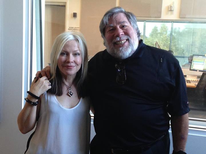 Terri Nunn and Steve Wozniak