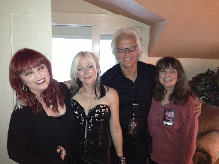 Me backstage with Pat, Merrilee Rush and my first tour mgr, Jimmy Johnson. Great guy